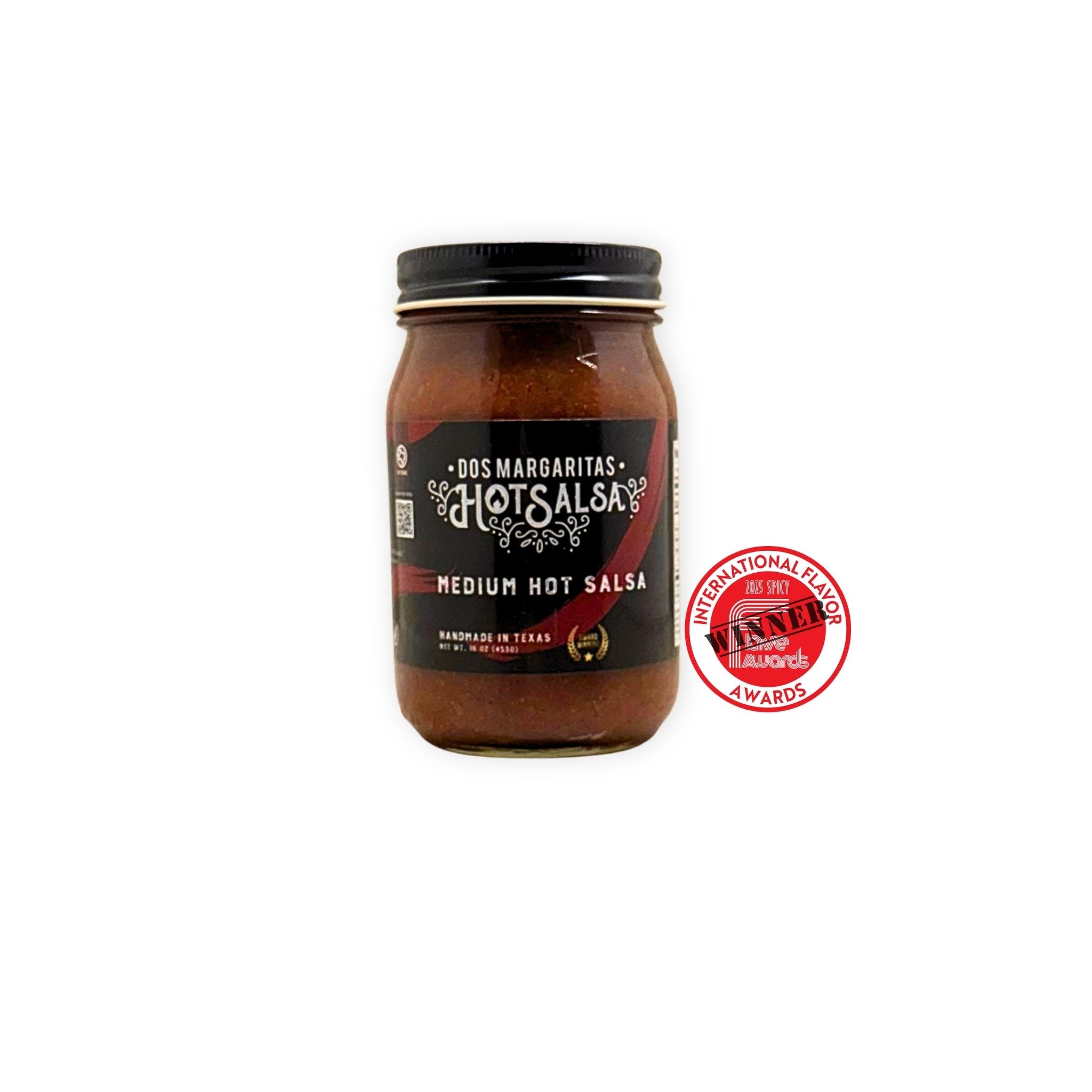 その他 salsa Dos Margaritas Medium Hot Salsa | Texas-Made, Small-Batch with