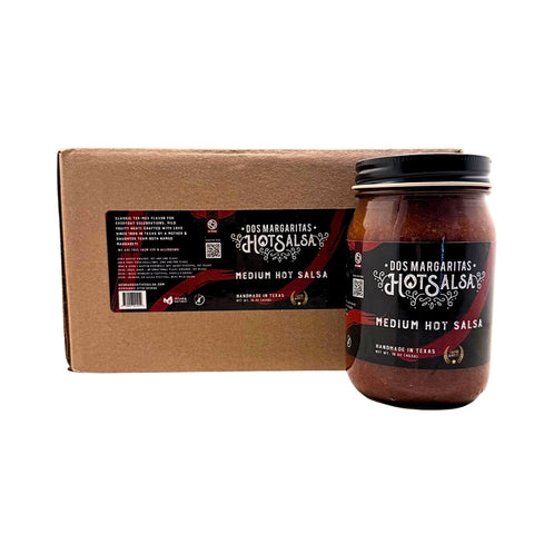 Medium Hot Salsa 16oz Wholesale - 6ct Case