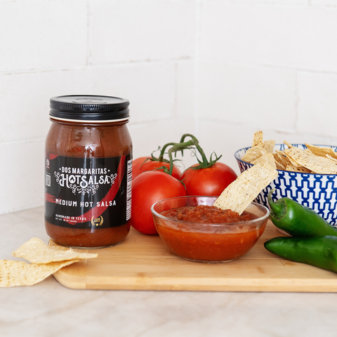 Medium Hot Salsa 🌶 Medium Heat • Flavor with a Delayed Kick