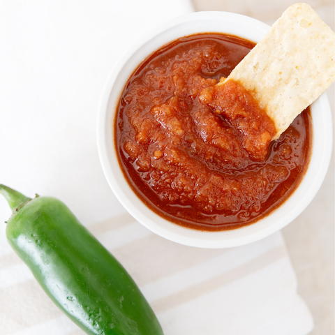 Medium Hot Salsa 🌶 Medium Heat • Flavor with a Delayed Kick